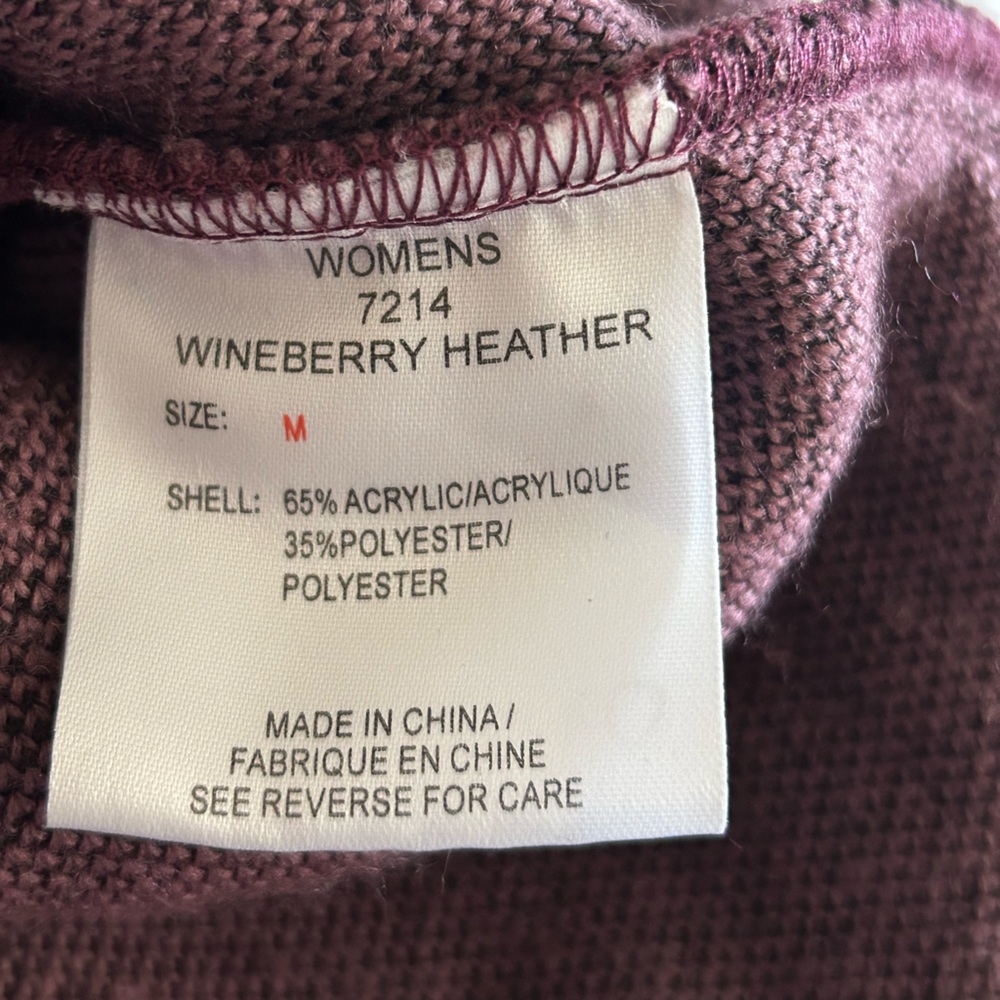 Woolrich Plush Full‑Zip Sleeveless Vest in Plum - Picture 5 of 8